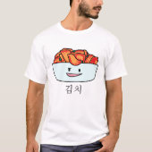 De gelukkige Kom van Kimchi Kimchee - het T-shirt (Voorkant)