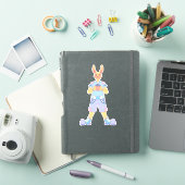De Gelukkige Konijn Sticker (iPad Cover)