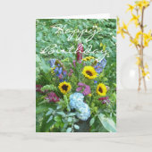 De gelukkige Lege Kaart van de Mengeling van de (Gele Bloem)