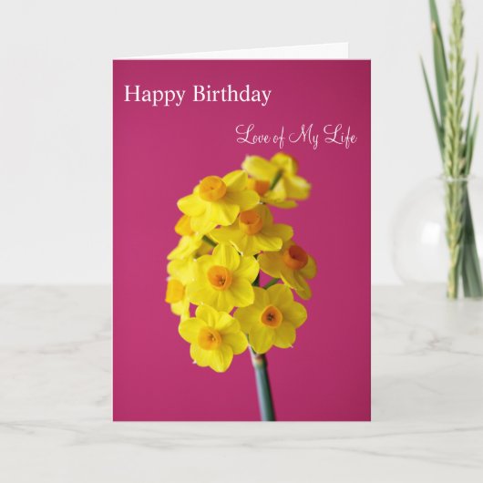 De gelukkige Liefde van de Verjaardag van Mijn Kaart (Voorkant)