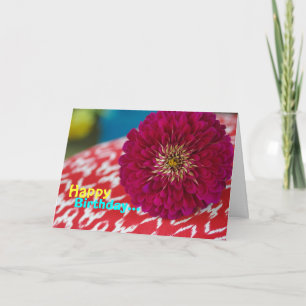 De Gelukkige Magenta Groet Mum van de Verjaardag Kaart