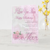 De gelukkige Moeder van de Verjaardag van Dochter Kaart (Gele Bloem)