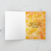 De gelukkige Naam van de Douane van de Kleinzoon Kaart (Binnen)