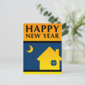 de gelukkige nieuwe aankondiging van het jaar (Staand voorkant)