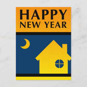 de gelukkige nieuwe aankondiging van het jaar