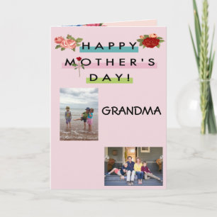 De gelukkige Oma van het Moederdag! Kaart