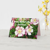 De gelukkige Oma van het Moederdag! Kaart (Gele Bloem)