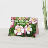 De gelukkige Oma van het Moederdag! Kaart (Voorkant)