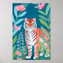 De gelukkige Oranje tijger