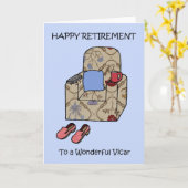 De Gelukkige Pensionering van de predikant Kaart (Gele Bloem)