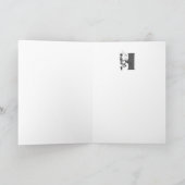 De gelukkige Piano van het Skelet van Halloween Kaart (Binnen)