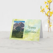 De gelukkige PiekKaart van de Berg van de Kaart (Gele Bloem)