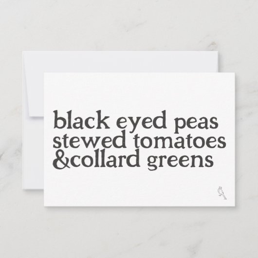 De gelukkige platte briefkaart (Voorkant)