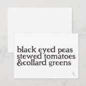 De gelukkige platte briefkaart (Voorkant / Achterkant)