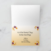 De gelukkige Pompoenen van Halloween van het Kaart (Binnen)