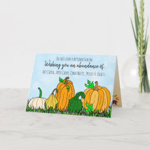 De gelukkige Pompoenen van Halloween van het Kaart