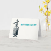 De gelukkige Pop van Vaderdag! Kaart (Gele Bloem)