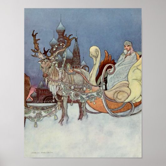 "De gelukkige prins" van Charles Robinson uit Rusl Poster (Voorkant)