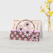 De gelukkige Retro Bloemen van de Kaart van de (Gele Bloem)