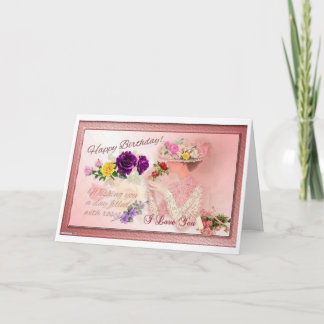 De gelukkige Roze Hoedenmaker van de Verjaardag Kaart