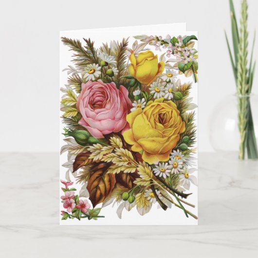 De gelukkige Rozen van de Verjaardag Kaart (Voorkant)