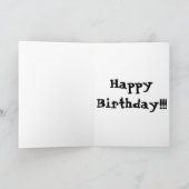 De gelukkige Schedel van de Suiker van het Tattoo Kaart (Binnen)