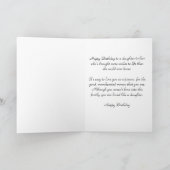 De gelukkige Schoondochter van de Verjaardag Kaart (Binnen)