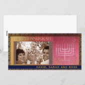 De GELUKKIGE sjabloon van het Wenskaart van de (Voorkant / Achterkant)