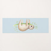 De gelukkige Sleuf Yogamat (Achterkant (horizontaal))