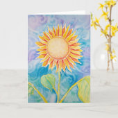 De gelukkige Spatie van de Kaart ~ van de (Gele Bloem)