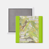 De gelukkige sprinkhanen magneet (Voorkant / Achterkant)