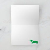 De gelukkige St. Patrick Tekkel van de Dag Kaart (Binnen)