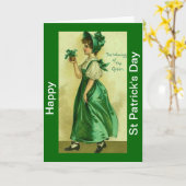 De gelukkige St Patricks Kaart van de Dag (Gele Bloem)