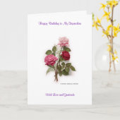 De gelukkige Stiefmoeder van de Verjaardag Kaart (Gele Bloem)