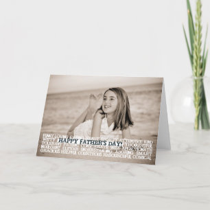 De gelukkige Superlatieven van Vaderdag Kaart