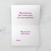 De gelukkige Tante van de Verjaardag Kaart (Binnen)