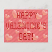 De gelukkige Uiterst kleine Hart Gestalte gegeven Feestdagenkaart (Voorkant)