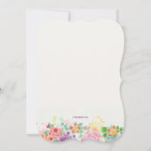 De gelukkige Uitnodiging van het Vrijgezellenfeest (Achterkant)