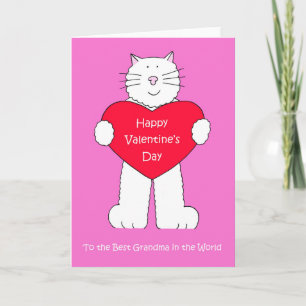 De Gelukkige Valentijnsdag van de oma Feestdagen Kaart
