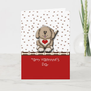 De Gelukkige Valentijnsdag van Doggone Feestdagen Kaart