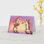 De gelukkige Verjaardag, de Zoete Honden zong Kaart (Gele Bloem)