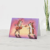 De gelukkige Verjaardag, de Zoete Honden zong Kaart (Voorkant)