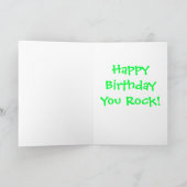 De gelukkige Verjaardag die u hebt geschommeld Kaart (Binnen)