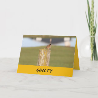 De gelukkige Verjaardag een Vogel me het vertelde Kaart