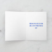 De gelukkige Verjaardag met martian vreemdeling Kaart (Binnen)