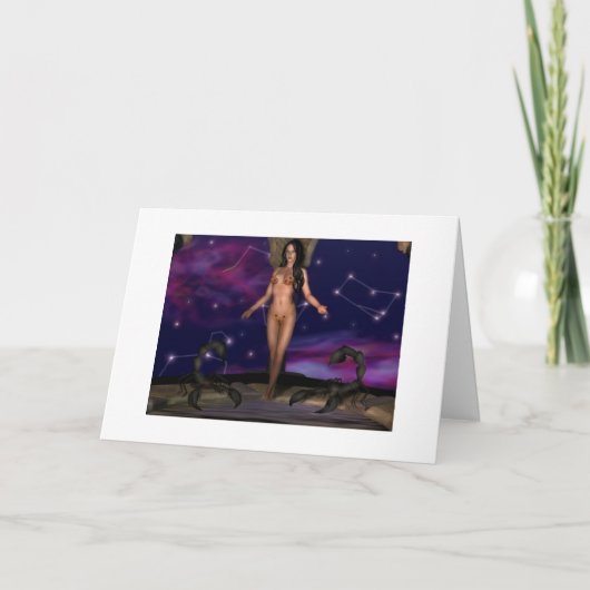 De Gelukkige Verjaardag ~ Schorpioen van de Kaart (Voorkant)