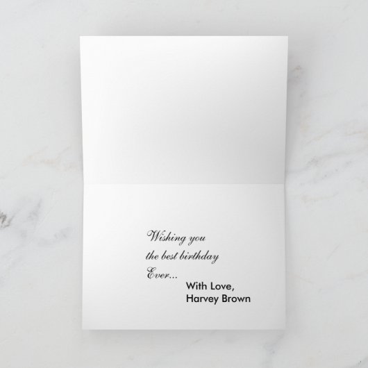 De Gelukkige Verjaardag van Airedale Kaart (Binnen)