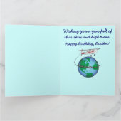 De Gelukkige Verjaardag van de broer met de Grote Kaart (Binnen)