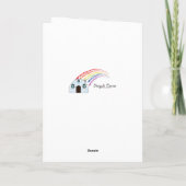 De Gelukkige Verjaardag van de Cartoon van de Kaart (Achterkant)