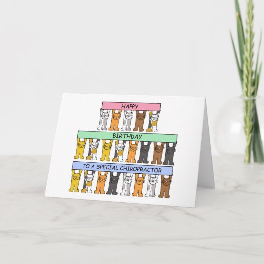 De Gelukkige Verjaardag van de chiropracticus Kaart (Voorkant)